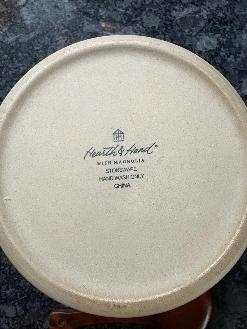 Magnolia Hearth & Hand Cream & Tan Coffee Canister with Lid and Scoop